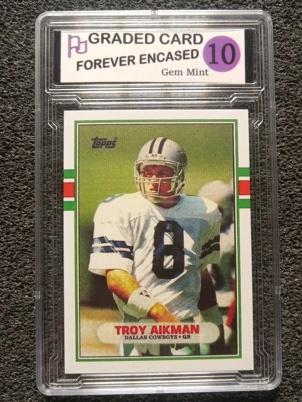 Troy Aikman Dallas Cowboys HOF Football Rookie Card